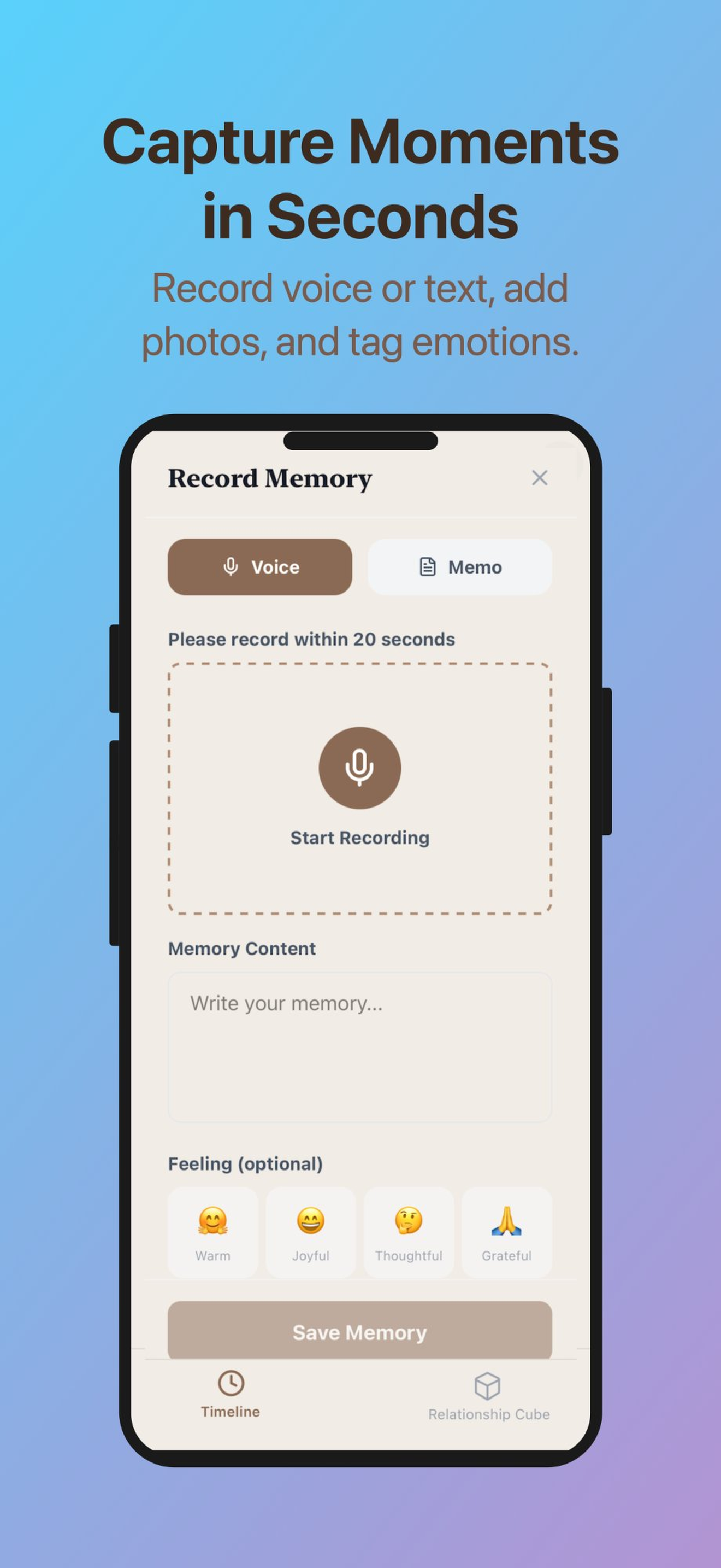 Relationship Cube Insight